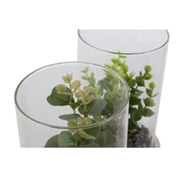 Selyemvirág 12x12x18 cm 2 féle