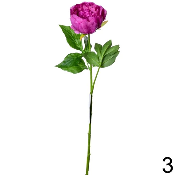 Selyemvirág pünkösdi rózsa 58 cm 3féle