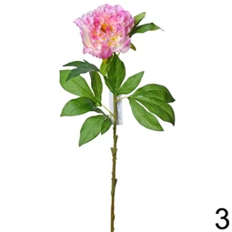 Selyemvirág pünkösdi rózsa 70 cm 3féle