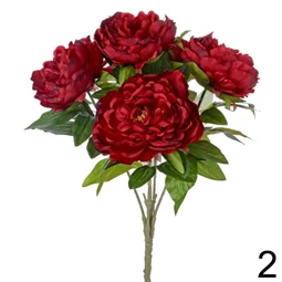 Selyemvirág pünkösdi rózsacsokor 46 cm 2féle