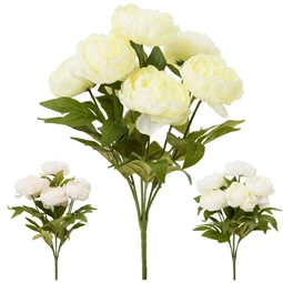 Selyemvirág pünkösdi rózsacsokor 52 cm 3féle