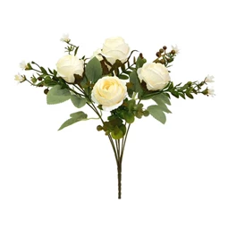 Selyemvirág Rózsa csokor 30 cm