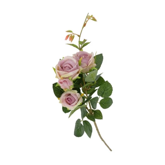 Selyemvirág Rózsa csokros 50x16x13 cm