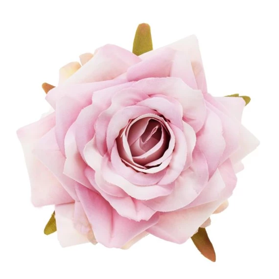 Selyemvirág rózsa virágfej (min.menny. 12) 4 cm
