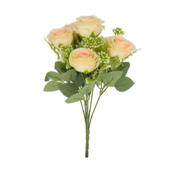 Selyemvirág Rózsacsokor 30 cm