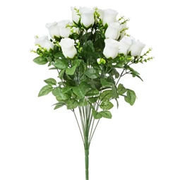 Selyemvirág rózsacsokor 55 cm