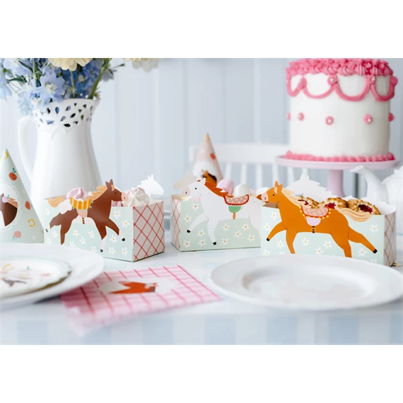 Snack dobozok lovak, mix S/3