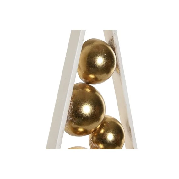 Stilizált fenyő gömbökkel 32,5x14,5x63 cm