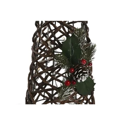 Stilizált fenyő szett 50 LED-es 20x20x80 cm