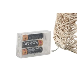 Stilizált fenyő szett LED-es 20x20x80 cm S/3