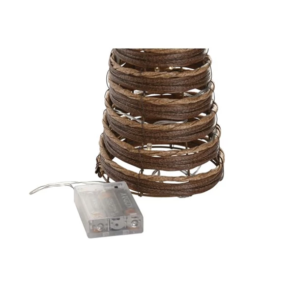 Stilizált fenyő szett LED-es 20x20x80 cm S/3