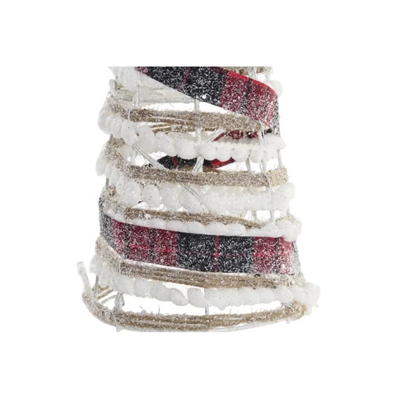 Stilizált fenyő szett LED-es 20x20x80 cm S/3