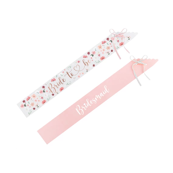 Vállszalagok menyasszony és koszorúslány, mix, 76 cm S/6