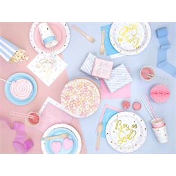 Szalvéta 3 rétegű világos rózsaszín 33x33 cm S/20