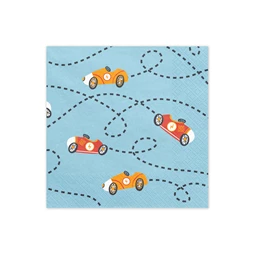 Szalvéta autók, 33x33, mix S/12