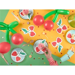 Szalvéta cseresznye mintás, vegyes, 13,5x16 cm S/20