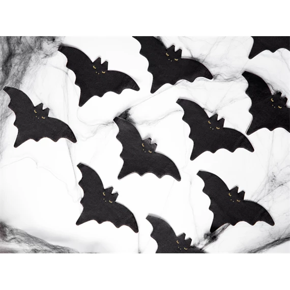 Szalvéta denevér alakú 16x9 cm S/20