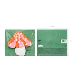 Szalvéta gomba, mix, 13x13,5 cm S/20