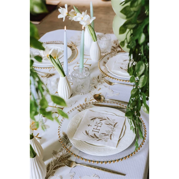 Szalvéta ihs 33x33 cm arany S/12