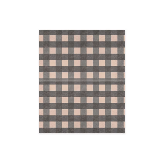 Szalvéta kockás 33x40 cm kevert S/20