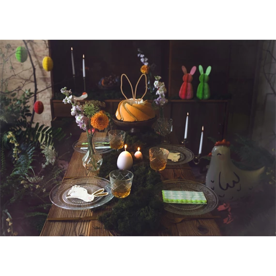 Szalvéta nyuszi, mix, 14x15 cm S/20