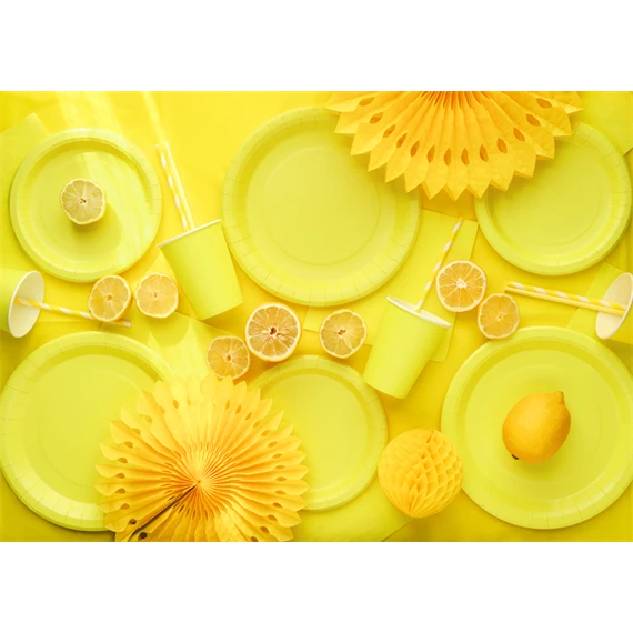 Szalvéta papír 33x33 cm sárga S/20