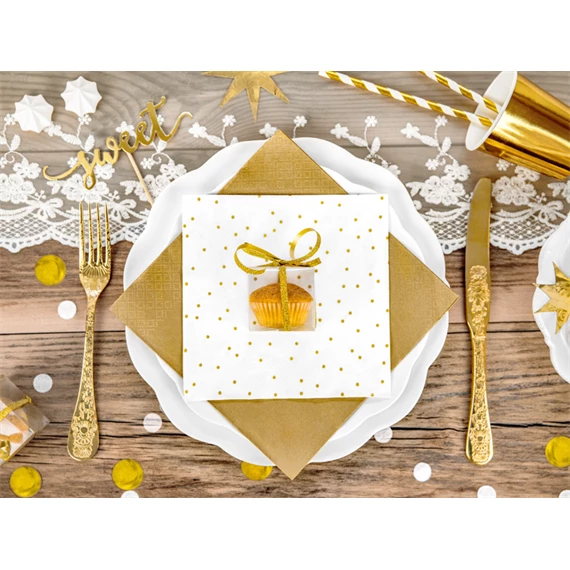 Szalvéta pöttyös 33x33 cm S/20