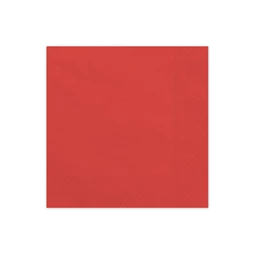 Szalvéta sötétvörös 33x33 cm S/20