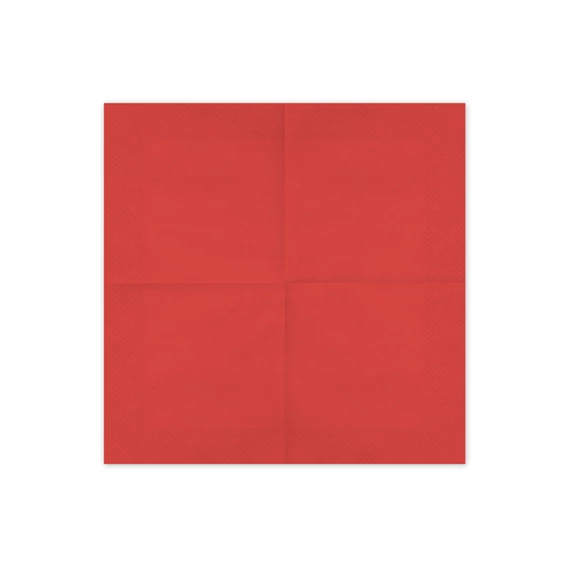 Szalvéta sötétvörös 33x33 cm S/20