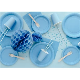 Szalvéta világoskék 33x33 cm S/20