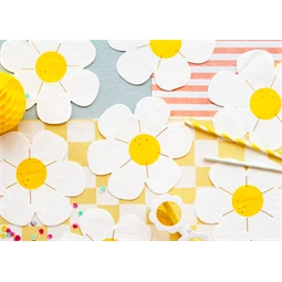 Szalvéta virág 16x16,5 cm mix S/12