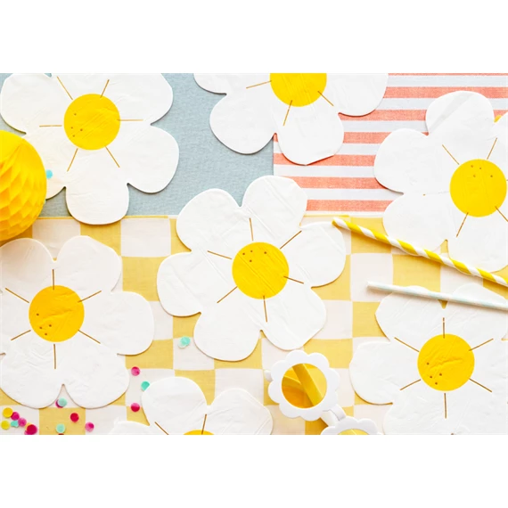 Szalvéta virág 16x16,5 cm mix S/12