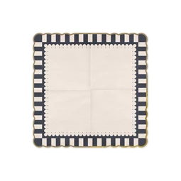 Szalvéták arany szegéllyel 33x33 cm S/12