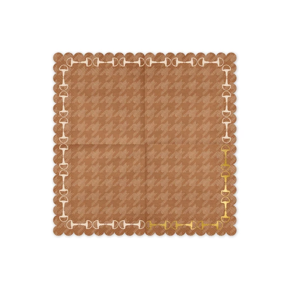 Szalvéta kengyelek mintás mix, 33x33 cm S/12