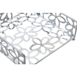 Szalvétatartó krómozott 18x19x6 cm