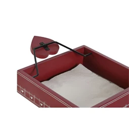 Szalvétatartó 18,5x18,5x5 cm