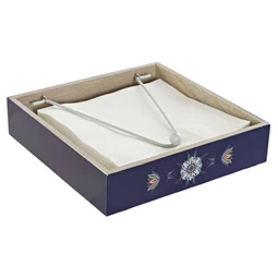 Szalvétatartó 18x18x4 cm 2 féle