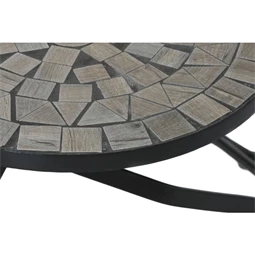 Szék kovácsolt vas, mozaik mintával 42x50x90 cm