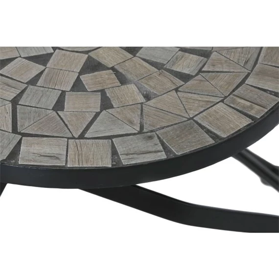 Szék kovácsolt vas, mozaik mintával 42x50x90 cm