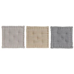 Székpárna csíkos 56x56x13 cm 3 féle