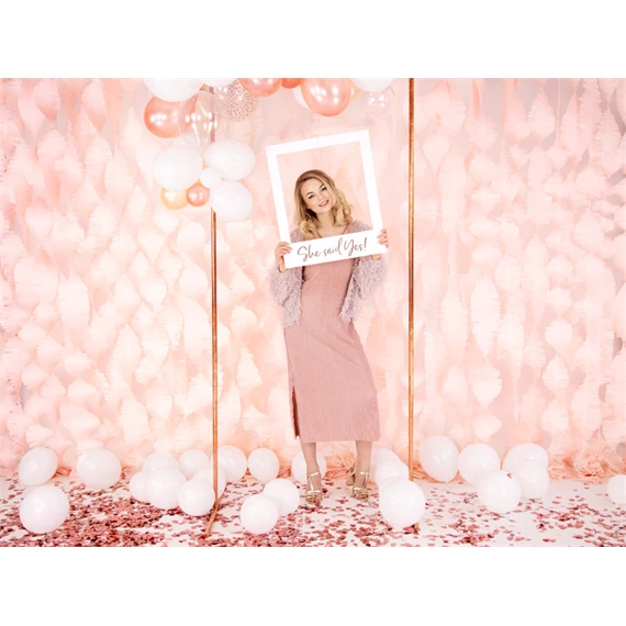 Szelfi képkeret she said yes rózsaarany 50x59,5 cm