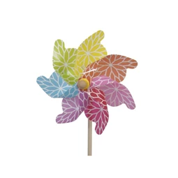 Szélforgó virág mintával, betűzős 31x60 cm