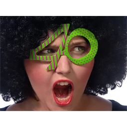 Szemüveg 40-es zöld