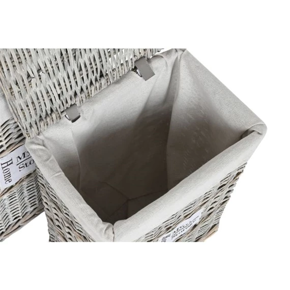 Szennyeskosár szett szögletes 47x34x55 cm S/2