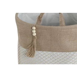 Szennyestartó kosár füllel, kerek 38x38x48 cm