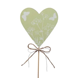 Szív mintás, betűzős 10x9 cm S/6