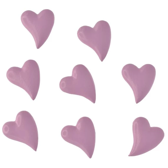 Szív öntapadós 2,9x2,6x0,8 cm S/8