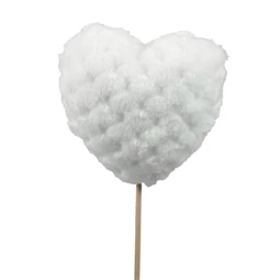 Szív plüss, betűzős 8 cm S/4