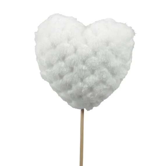 Szív plüss, betűzős 8 cm S/4