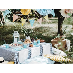 Szívószál papír 19,5cm színes S/10